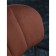 Bar stool Eirill, 560 × 475 × 990 mm, velor, brick color