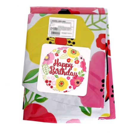 Foil ball 18 "Happy DR! Flowers", circle-1
