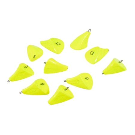 Cargo of a bullet-exentric painted pissy Yaman 10 pcs., 36 g, yellow