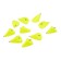 Cargo of a bullet-exentric painted pissy Yaman 10 pcs., 36 g, yellow
