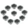 Axis cone 8mm, silver color