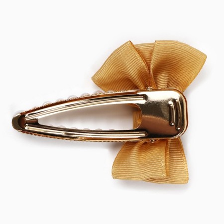 Hair hairpin pearls with a bow "Fall in Love", 8 x 8 cm.-2