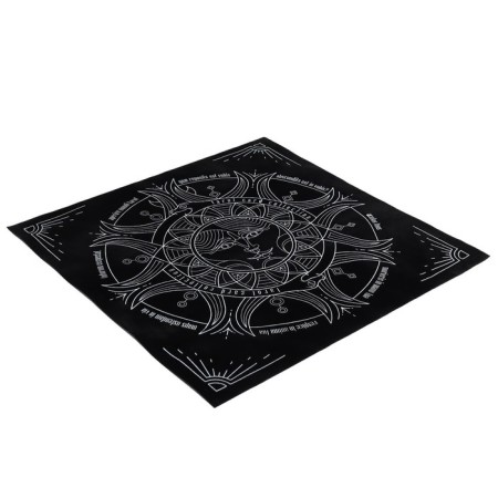 Ground for fortune -telling velvet "Sun and Moon", 50x50 cm, 16+-2