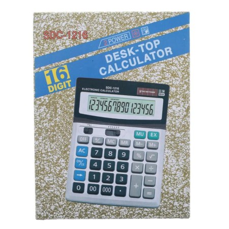 Desktop calculator, 16 - discharge, SDC - 1216-6