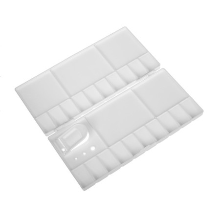 Palette for drawing "modern" multi -sectional, closing, plastic-2