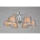 Ceiling chandelier Recco E14 240W