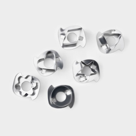 Form for cooking, 5 nozzles, silver color-4