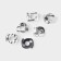 Form for cooking, 5 nozzles, silver color