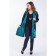 Cardigan female, size 42, blue color