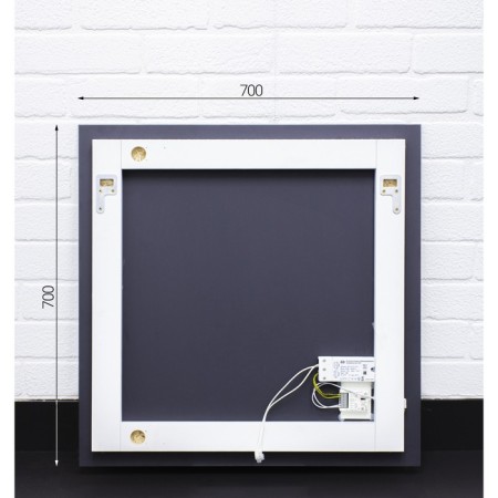 Mirror Domino Minsk, size 700x700 mm, with backlight-1