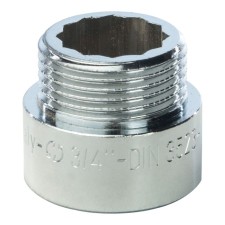 Удлинитель STOUT SFT-0002-003415, 3/4" x 15 мм, хромированный