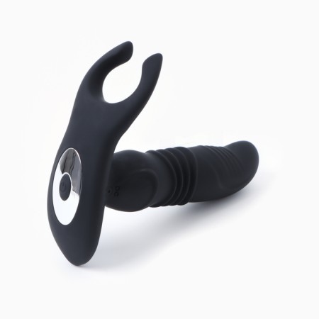 Prostate vibration aister, 10 vibration modes, 6 friction modes, PDU, ZU USB, Black-3