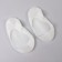 Socks for pedicure, silicone, 20 × 10 cm, white color