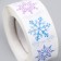 Stick Paper "Frosty snowflakes" d = 2.5 cm 500 pcs in a roll 3x6.5x6.5 cm