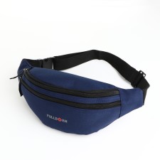 Board belt on lightning, external pocket, blue color
