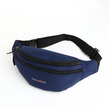 Board belt on lightning, external pocket, blue color