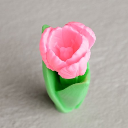 Figure soap "Tulip on the leg" Pink, 90g-2