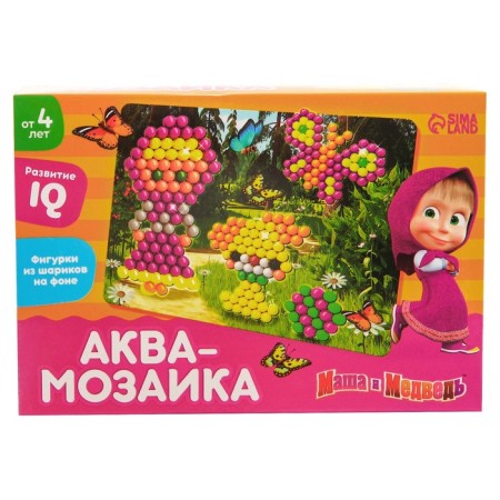 Aquamosaic with decorations Masha and the bear "Walk in the forest"-7