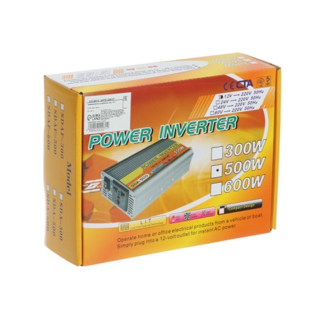 Voltage converter 12/220 V, 500 W, USB output-10