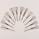 Skewers "heart", in the set 12 pcs., Black color