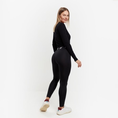 Female leggings, black color, size 48-1