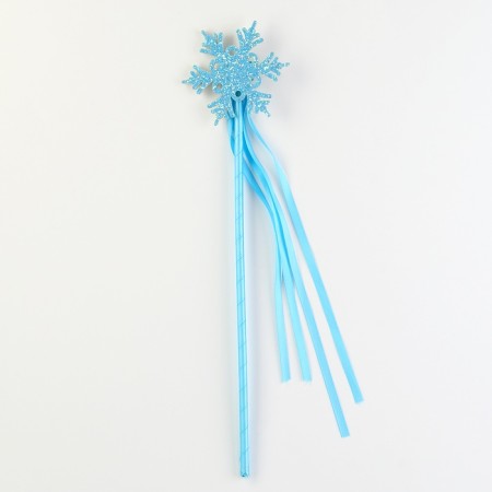 Carnival set "Princess" 3 objects: skirt, rim, rod, color of blue-3