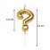Candle in the cake on the skewer "Sign of question", 9x3.5 cm, mix