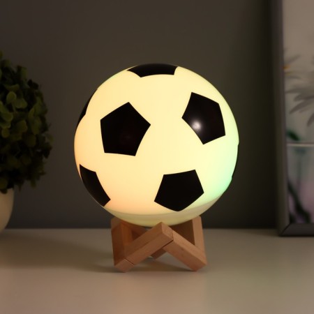 Nightlight "Football" LED 3W USB AKB White 15x15x19 cm-3