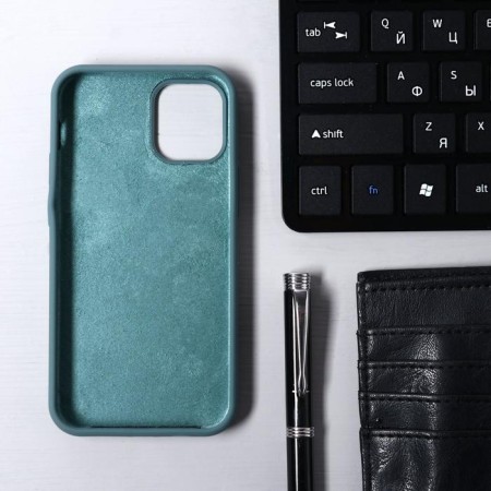 Krutoff cover, for iPhone 12 mini, matte, dark olive-1