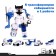 Set of robots "Police squad", 5 transformers, gather in 1 robot