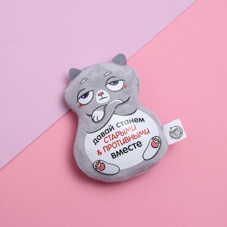 Magnet "Let's become old and nasty together", cat-1