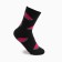 Women's terry socks "watermelon", black color, size 23-25