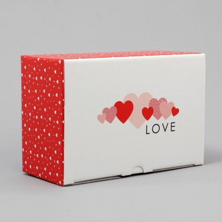 Gift folding box, packaging, "love", 22 x 15 x 10 cm-2