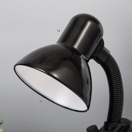 E27 desktop lamp, light regulatory, on the clamp (220V) black (108a) Risalux-2