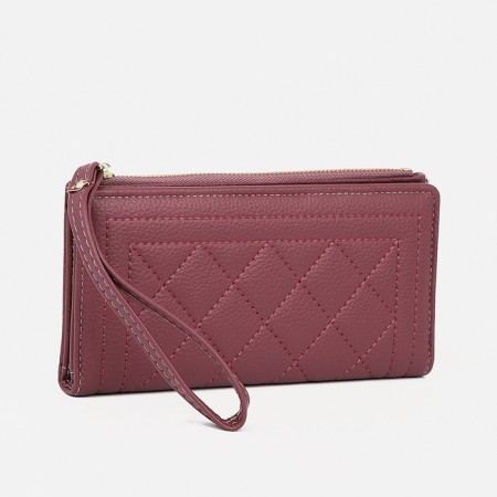 Women's wallet on magnets, powder color
