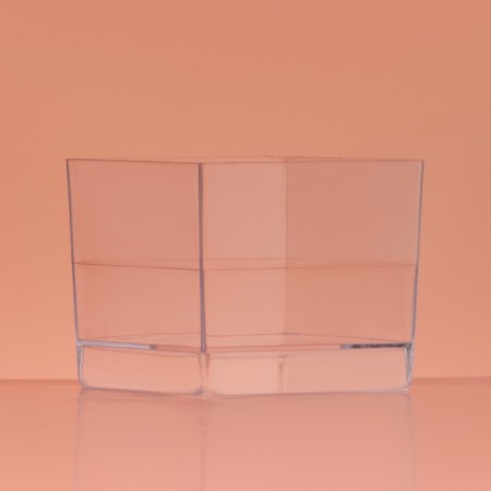 Plastic disposable form for cube buffet, 60 ml, 4.7 × 4.7 cm, transparent color-8