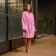 Tainted female robe, "best mom in the world" size 50-52, pink