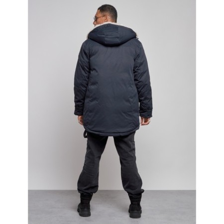 Winter male park, size 54, dark blue color-3