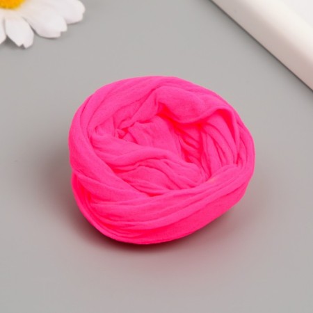 Kapron for single-color "neon-pink" 50 cm-1