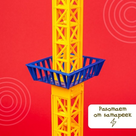 Crane on Megakran remote control, works from batteries-3