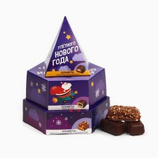 Trekhurovnoye box with candies of the 
