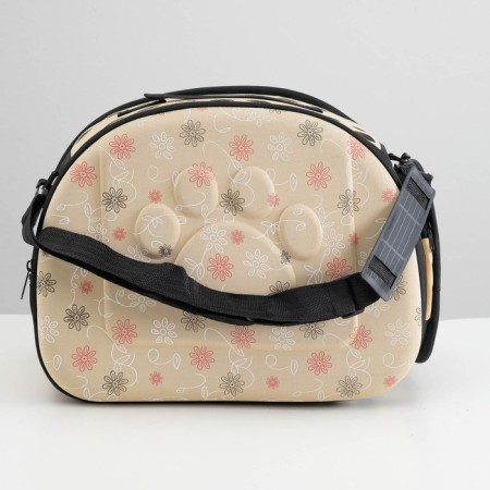 A folding bag-sheer with a separate entrance, EVA material, 43.5 x 28 x 33 cm, beige-3