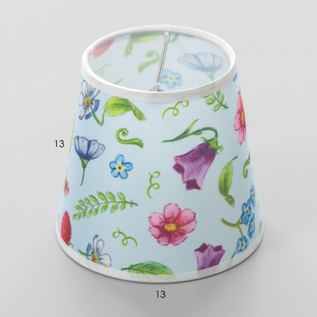 Universal lampshade "Small flowers" clothespin14x14x13cm-2