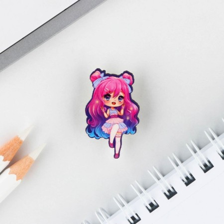 ANime Girl stickers icon, 6.5 x 9 cm-3