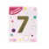 Foil ball 40 "number 7", color gold, slim