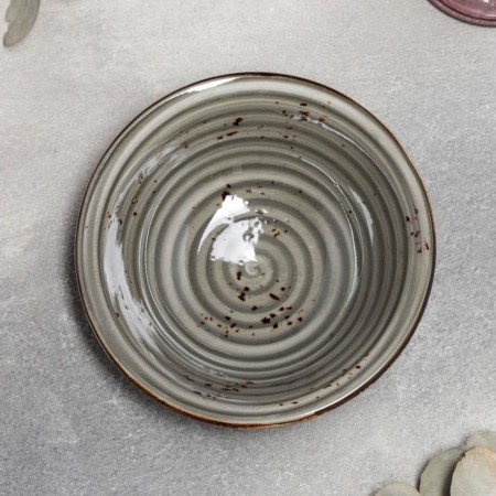 Porcelain bowl “Suprim”, 300 ml, d = 15 cm, color gray color-1