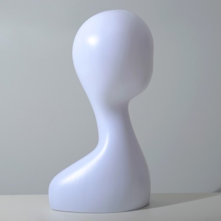 Bust for jewelry, turnover, 23 × 14 × 40, white color-3