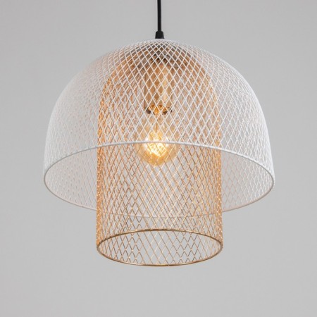 Lamp Bayerlux "Turit" E27 40W white-gold 30x30x40-140cm-2