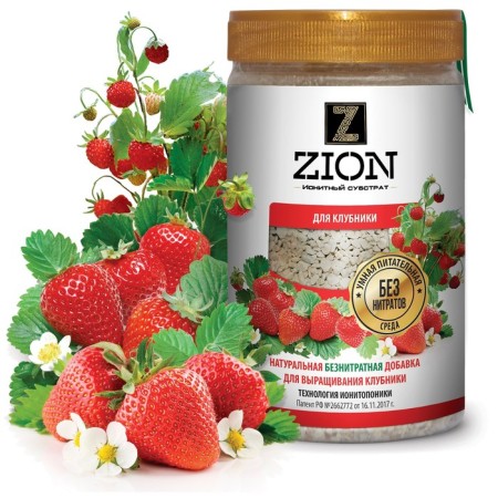 Zion substrate is ionit for growing strawberries, additive for plants, 700 grams-2