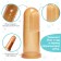Children's toothbrush, rejector - massager, silicone, on a finger from 3 months.